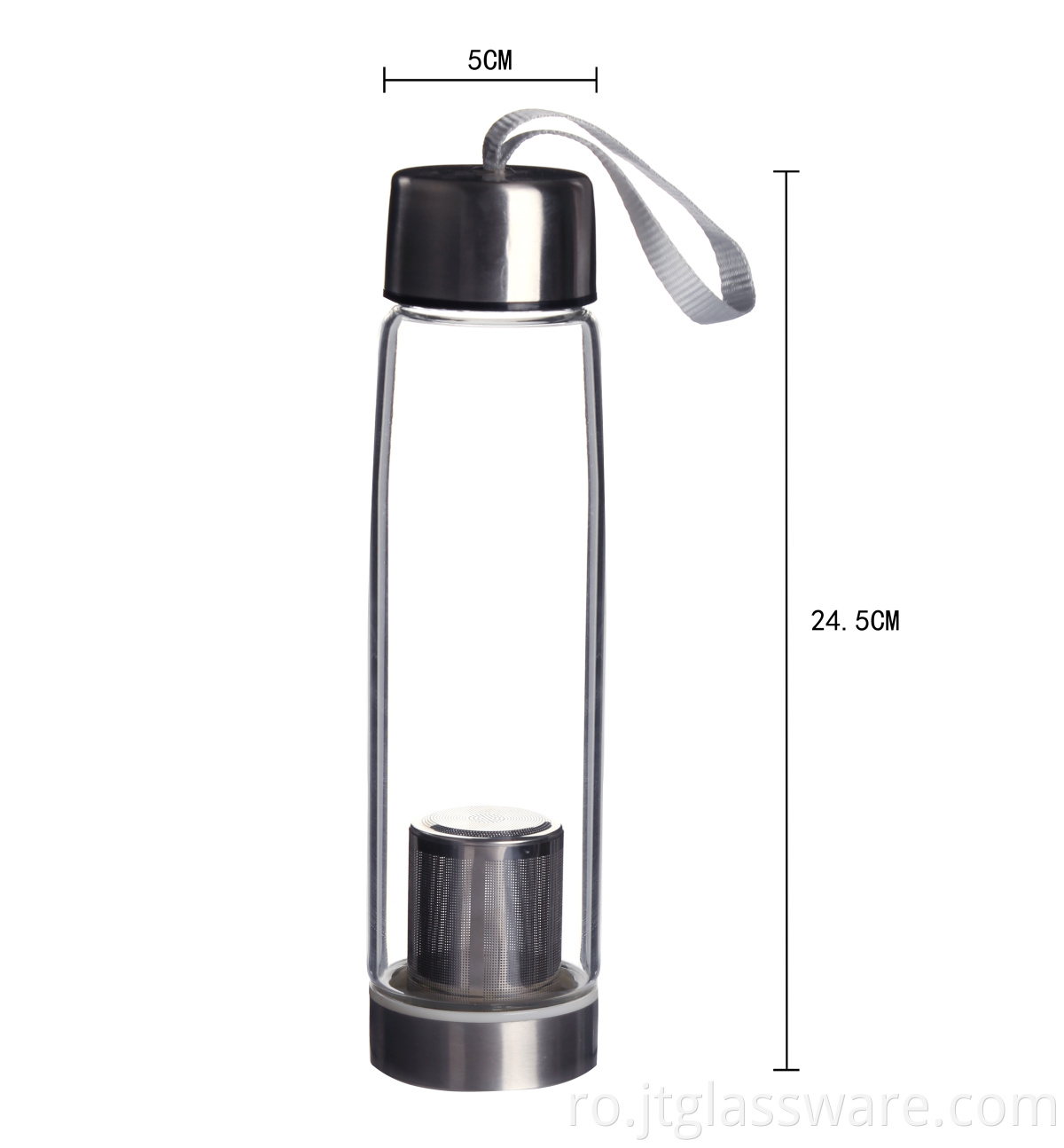 Eco-friendly Glass Water Bottle